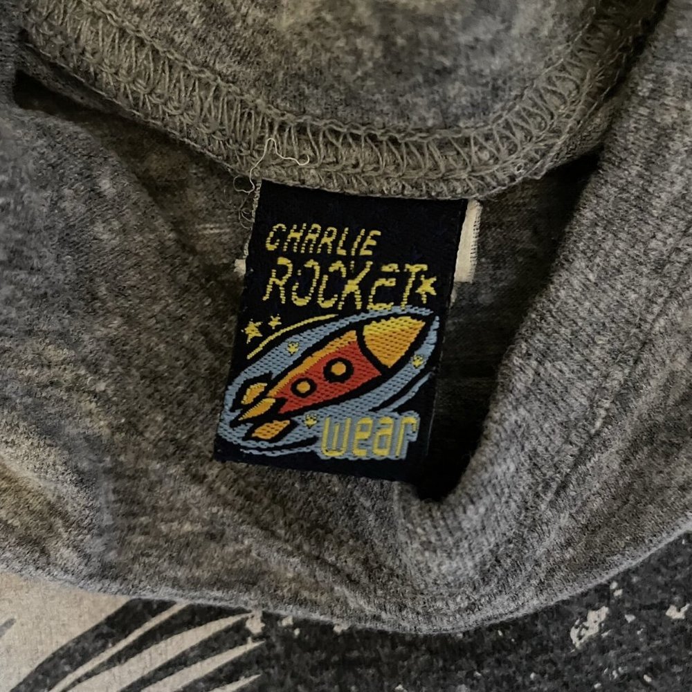 • Charlie Rockets Vinyl Tee • - Picture 4 of 5